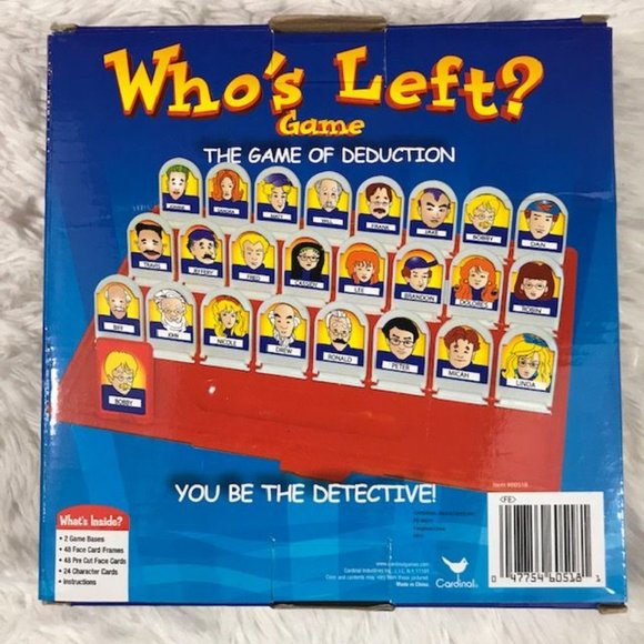 Guess Who? Game Who's Left? Game Hangman Magnetic Game Set - Picture 10 of 16